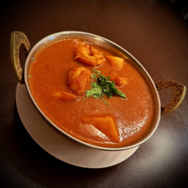 Shrimp Vindalu.