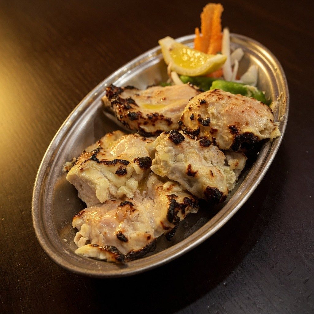 Chicken Malai Kabob.