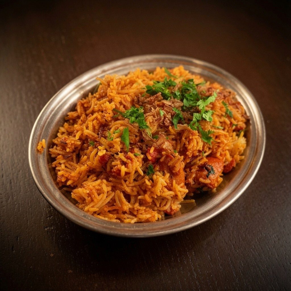 Chicken Tikka Biryani.