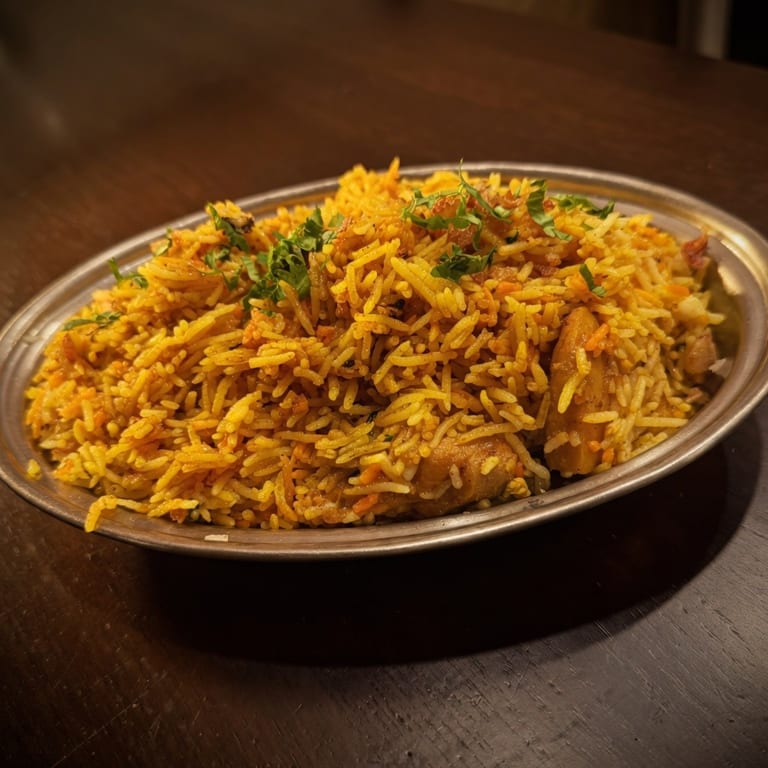 Delicious Lamb Biryani Awaits
