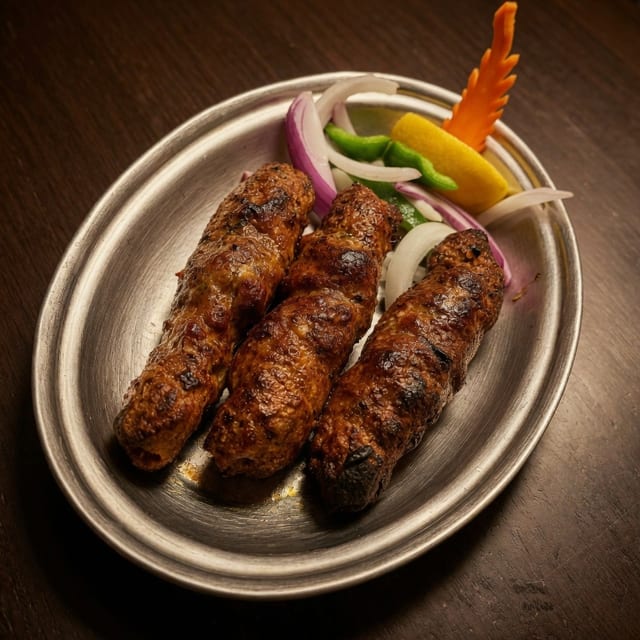 Lamb Seekh Kabob.