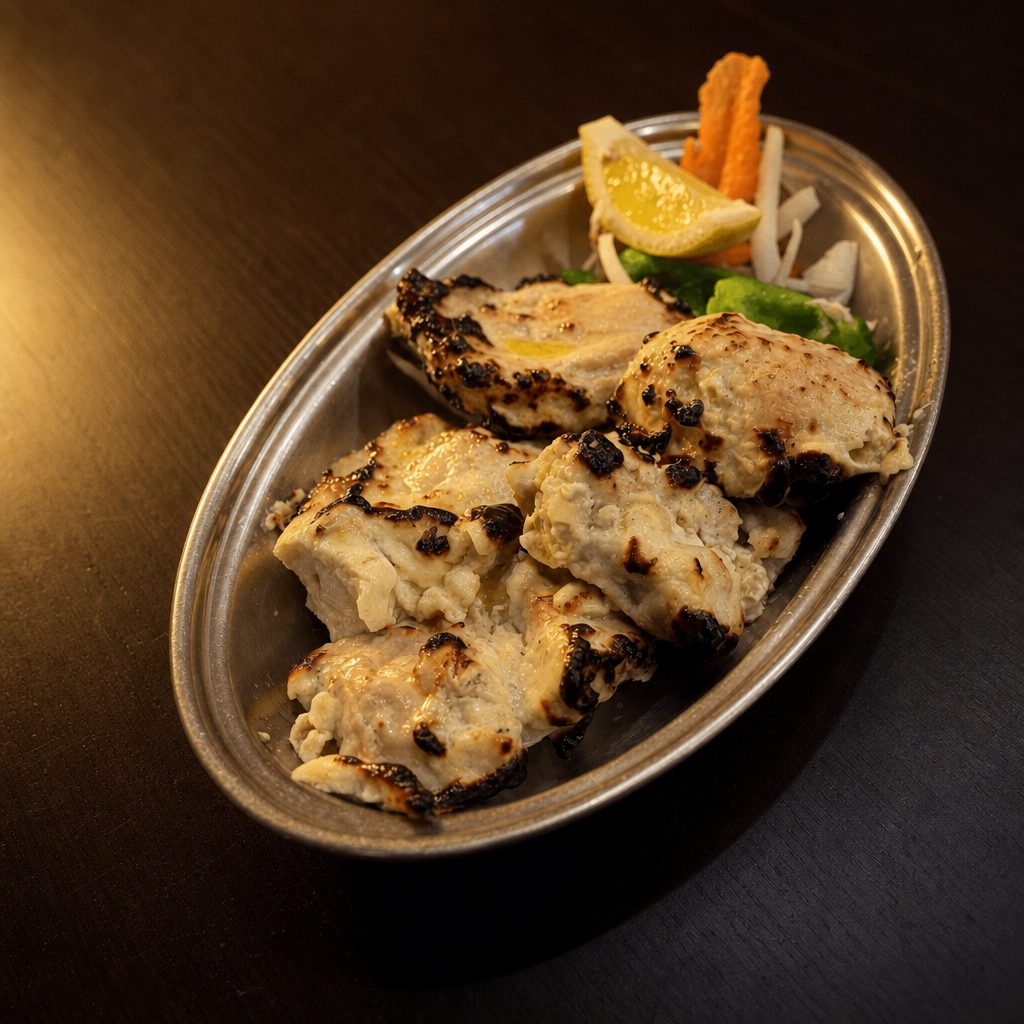 Chicken Malai Kabob.