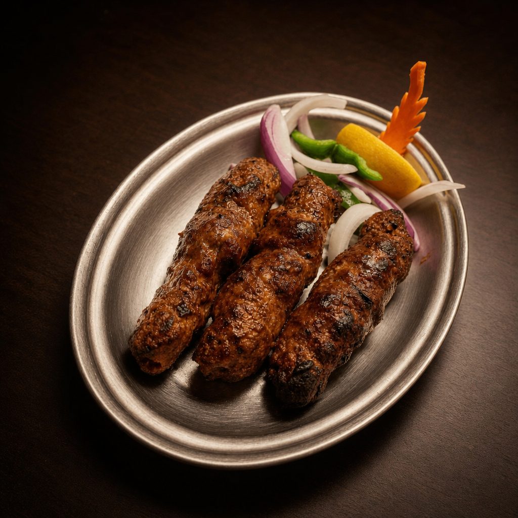 Lamb Seekh Kabob.