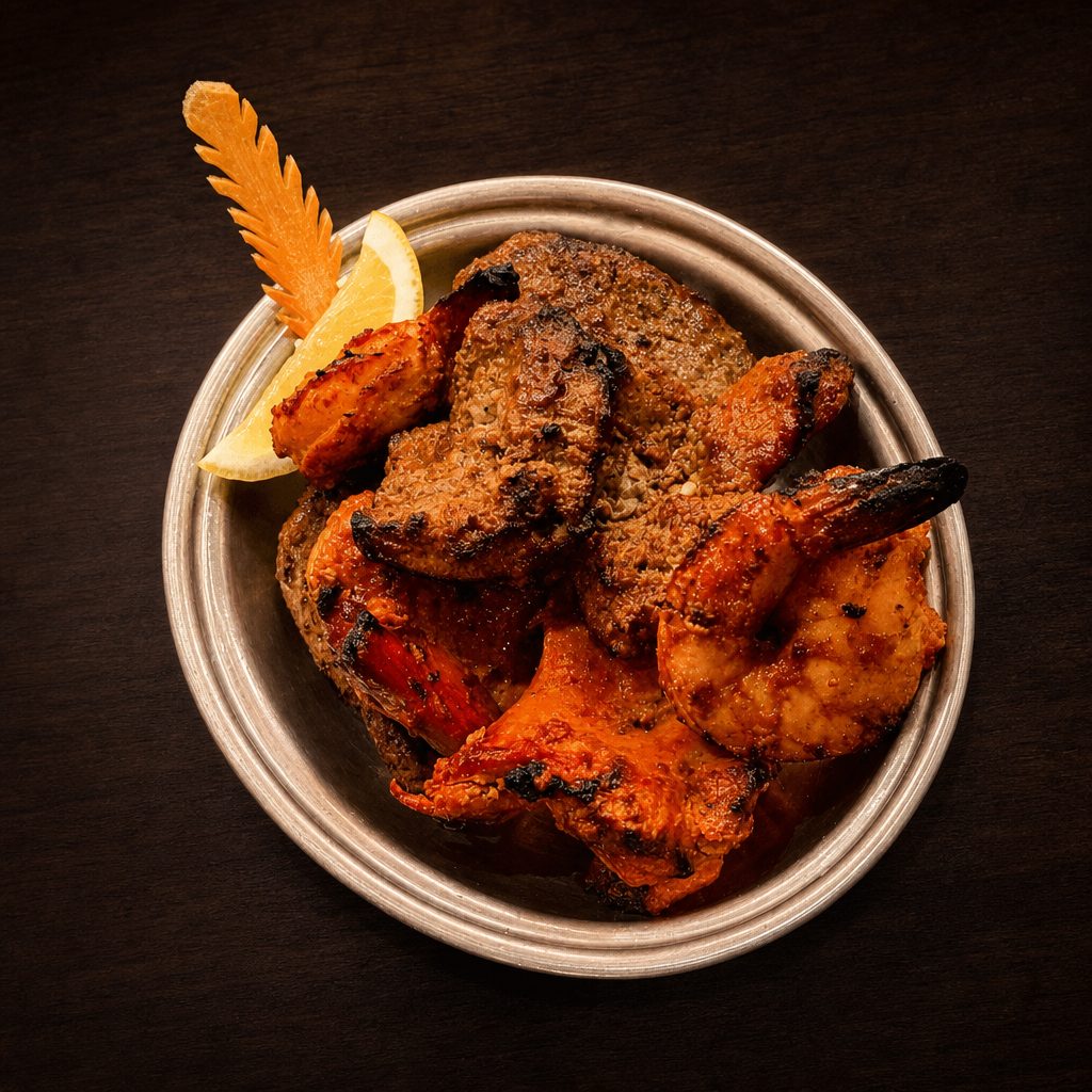 Tandoori Platter.