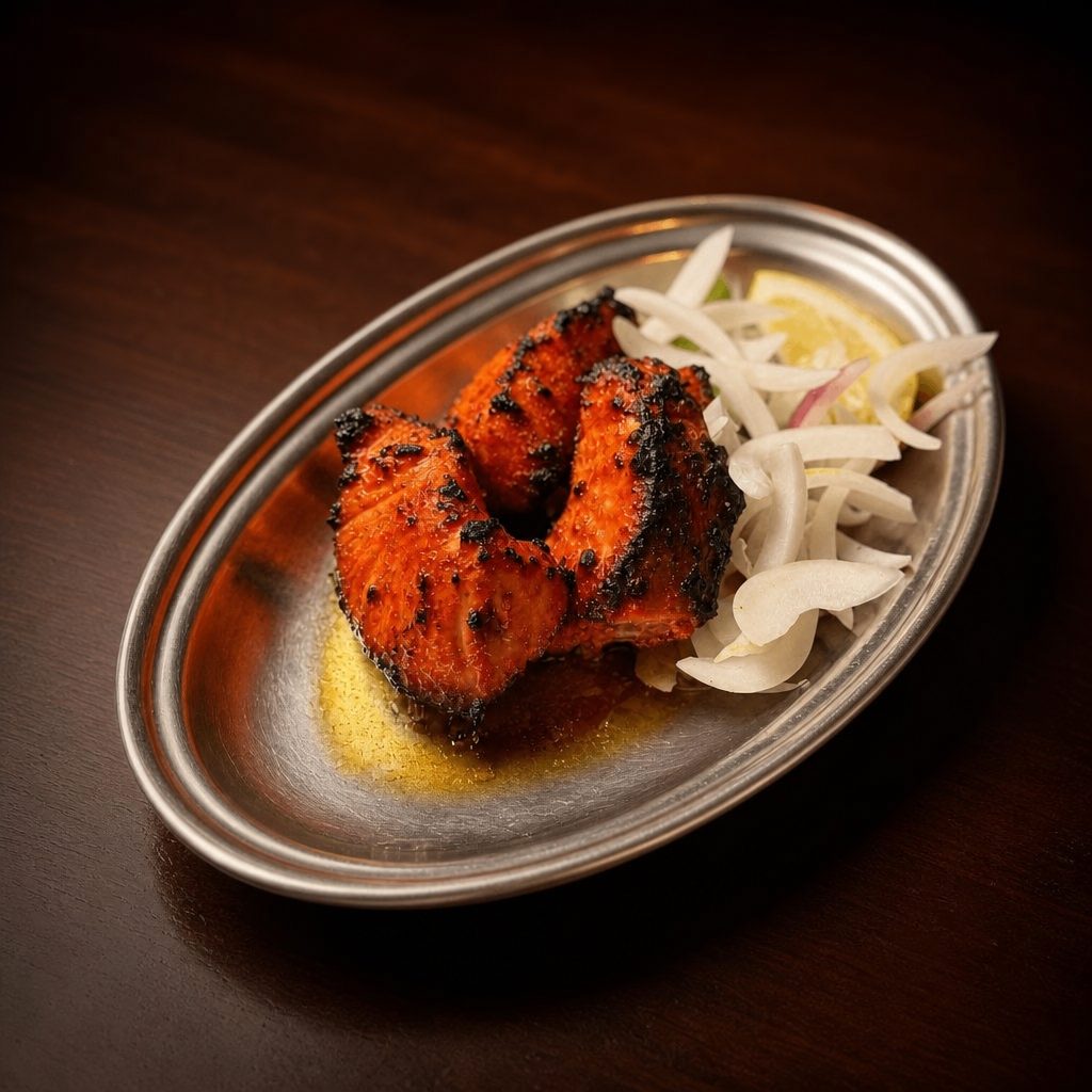 Tandoori Fish Kabob.