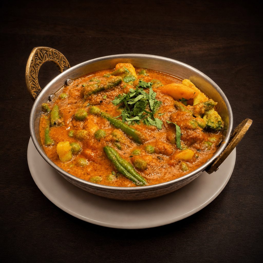 Mixed Vegetable Curry.